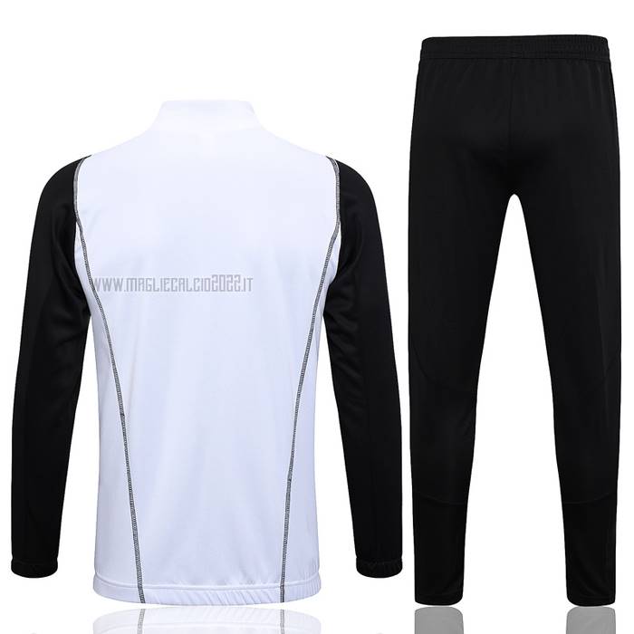 Tuta da Track de Giacca del Real Madrid Bambino 2023-2024 Blanco y Nero